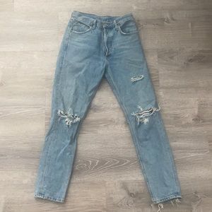 Agolde Distressed Skinny Jeans